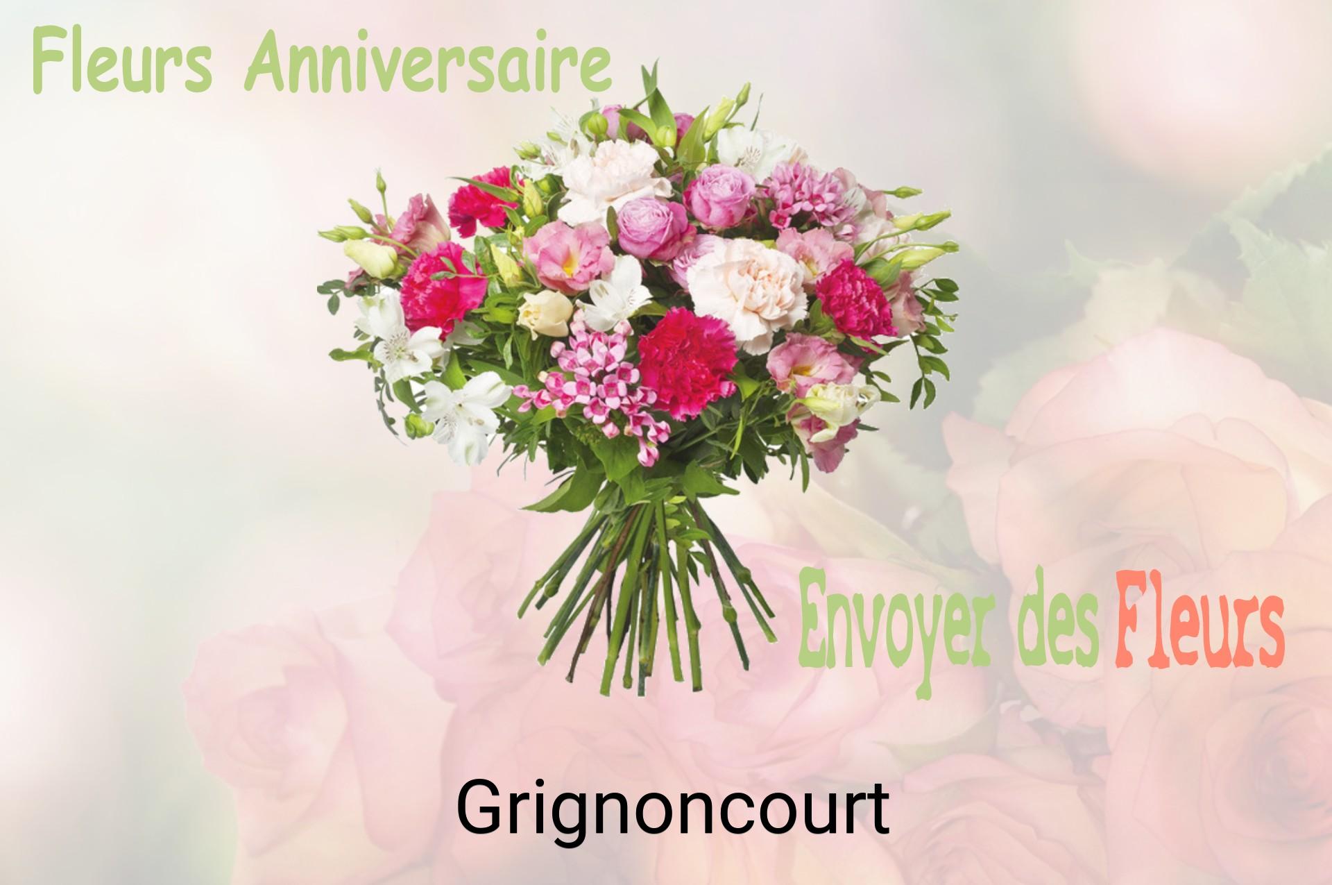 Bouquet de fleurs d’anniversaire livré à Grignoncourt
