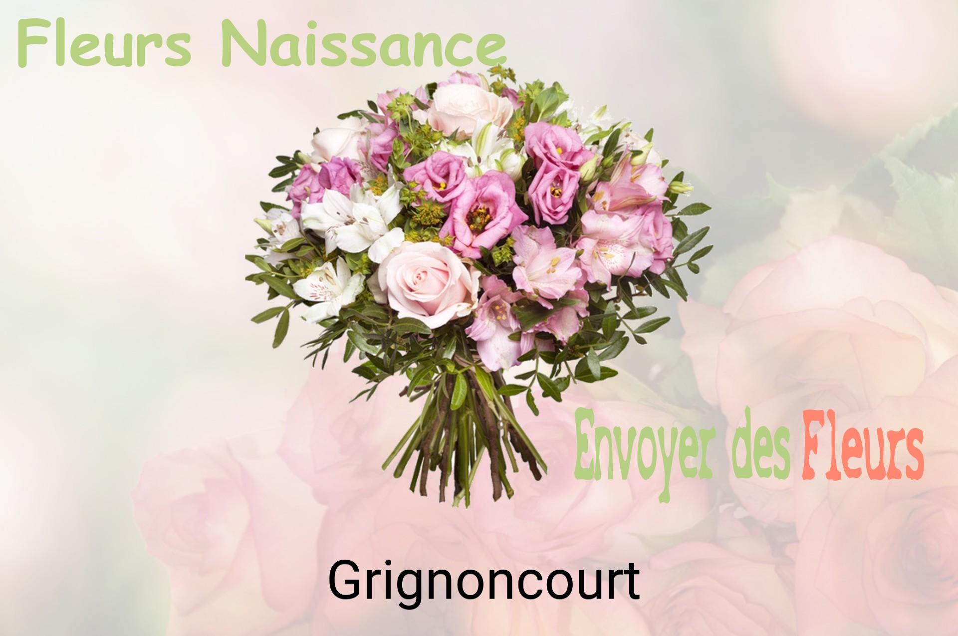 Bouquet de fleurs de naissance livré à Grignoncourt